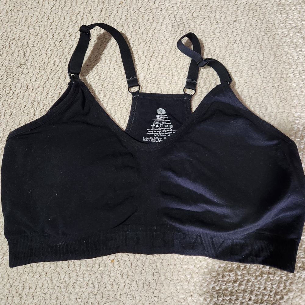 Kindred Bravely Black Women's Nursing Bra